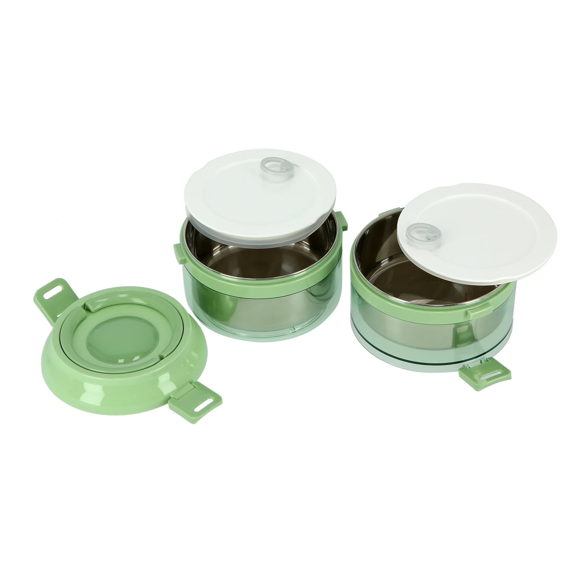 Royalford RF9795 2-Layer Lunch Box 1.6L | Leak-Proof | BPA-Free Food Container with Stainless Steel Inner | Easy Lock System | Portable for School, Office & Travel - Image 4