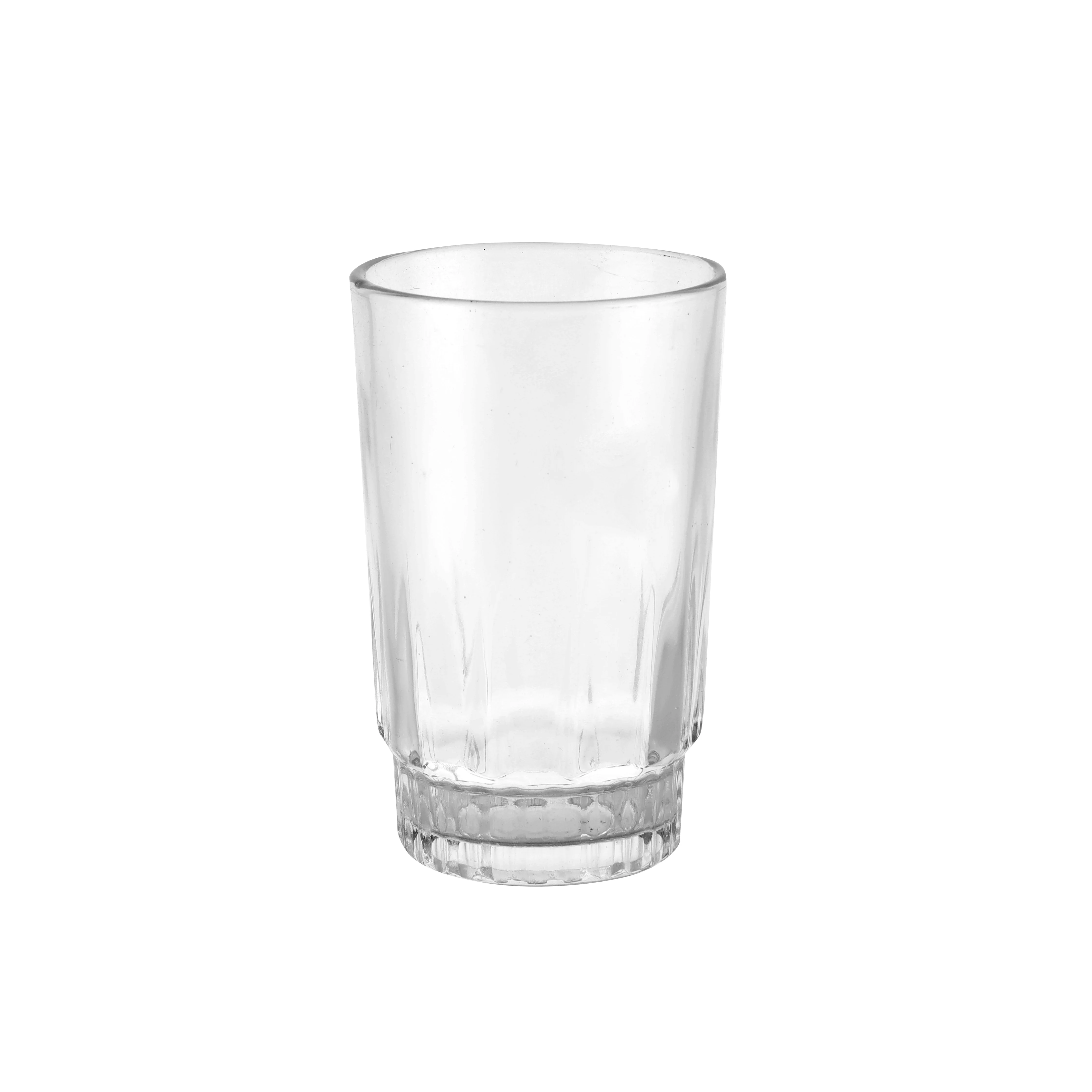 Royalford RF9818 Glass Tumbler Set | 6 Pcs Premium Clear Drinking Glasses for Water, Juice & Soft Drinks | Thick Base Durable Design for Everyday Home and Dining Use - Image 3