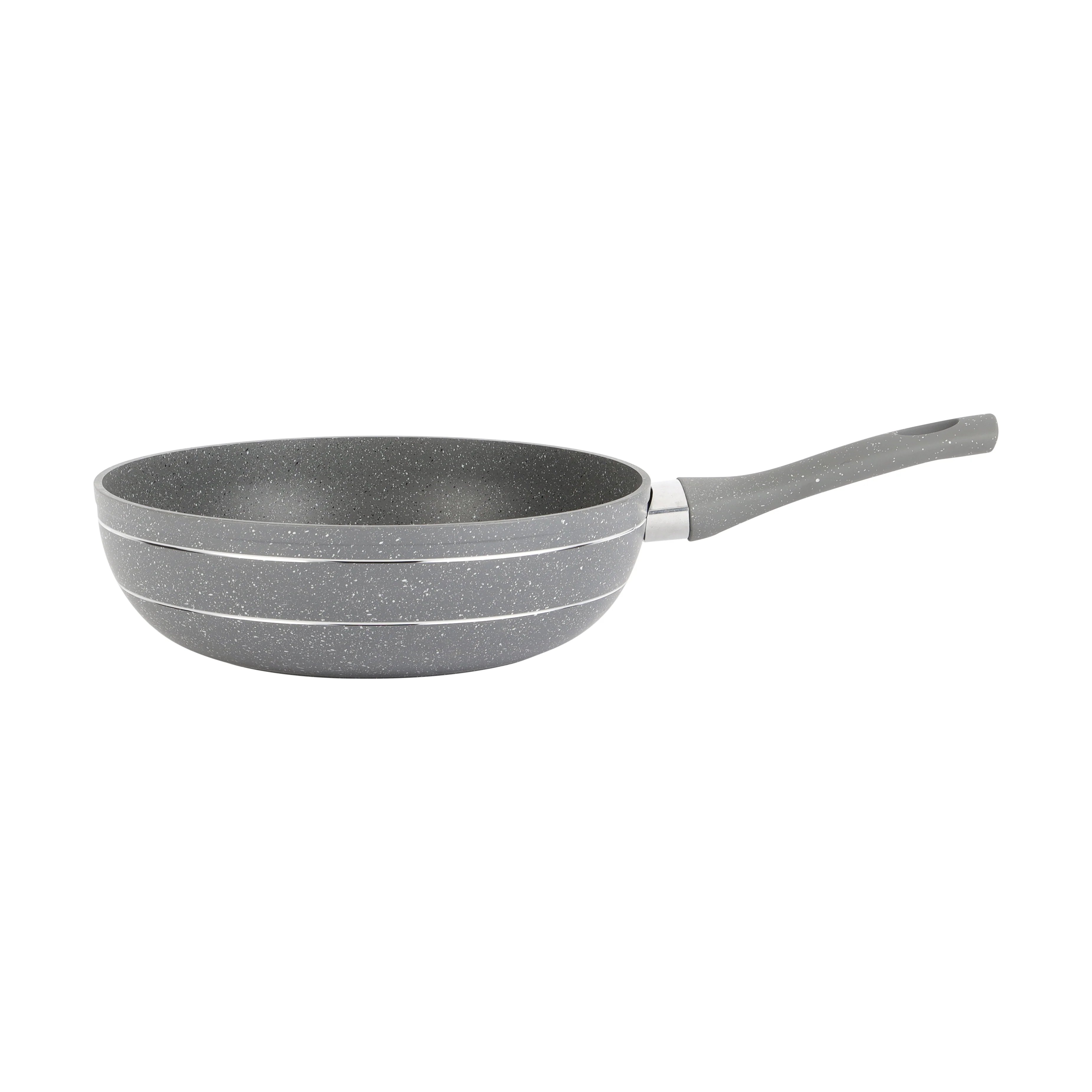 Royalford RF9840BGE 26cm Smart Wokpan | Durable Marble Coating | Forged Aluminium Induction Cookware featuring 3.8mm Thick Base | Soft-Touch Handle | PFOA & PTFE Free - Image 2