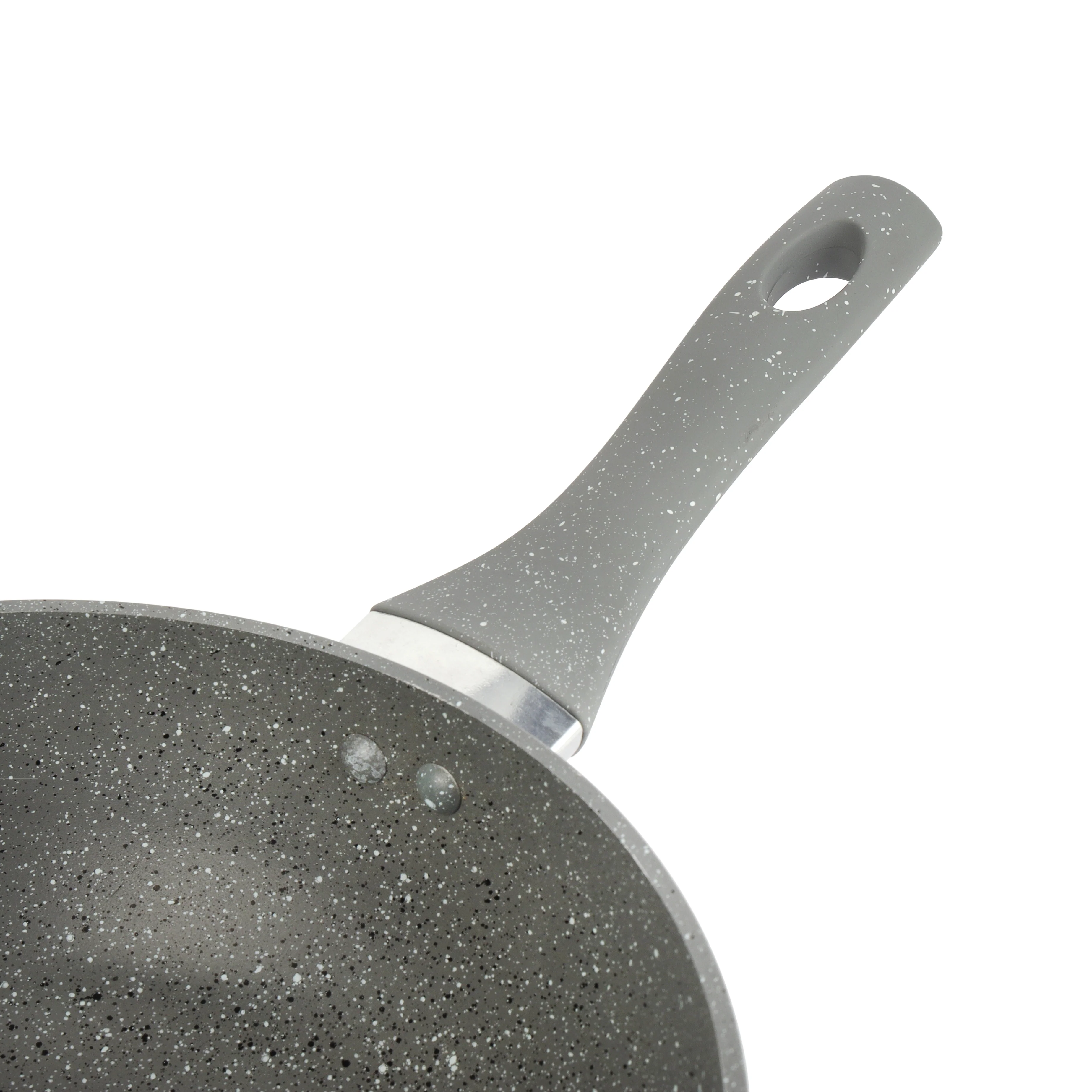 Royalford RF9840BGE 26cm Smart Wokpan | Durable Marble Coating | Forged Aluminium Induction Cookware featuring 3.8mm Thick Base | Soft-Touch Handle | PFOA & PTFE Free - Image 5