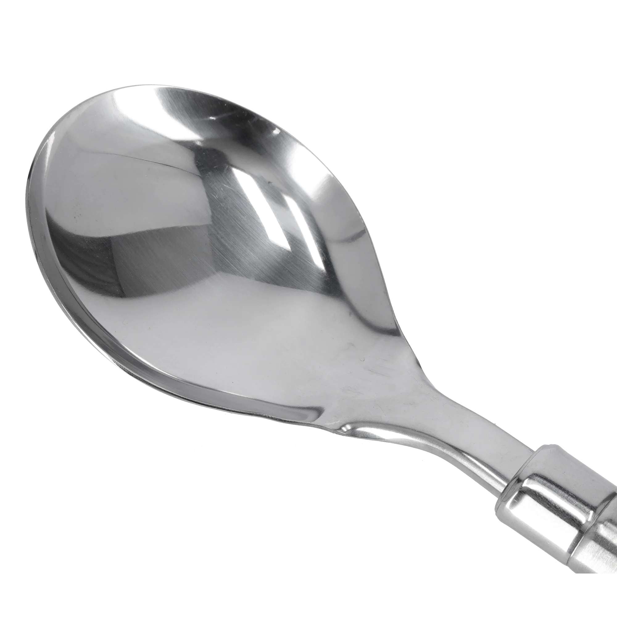 Royalford RF9847 Stainless Steel Rice Spoon | Ergonomic Handle | Durable Rust-Resistant Kitchen Spoon for Serving Rice, Grains, Curries and Everyday Cooking Use - Image 3