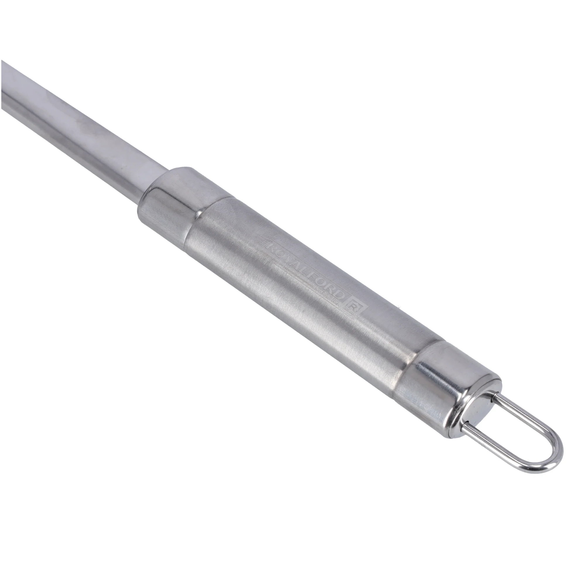 Royalford RF9851 Stainless Steel Skimmer| Durable Kitchen Strainer Spoon with Rust-Resistant Build| Ergonomic Handle Perforated Head for Frying, Straining & Draining Oil - Image 4