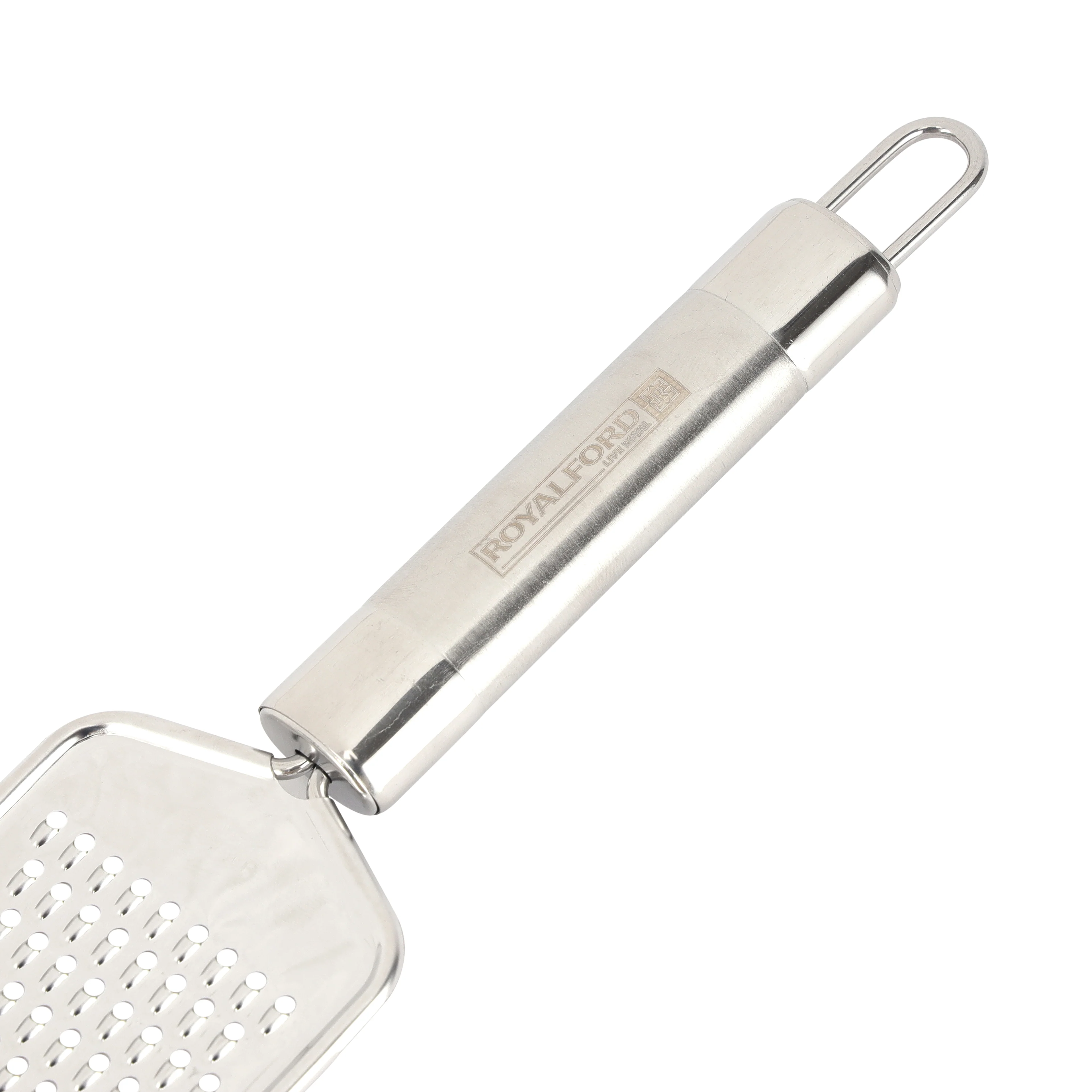 Royalford RF9855 Stainless Steel Ginger Grater | Sharp Handheld Kitchen Grater for Ginger, Garlic, Cheese, Lemon Zest & Vegetables | Comfortable Grip | Rust-Resistant - Image 3