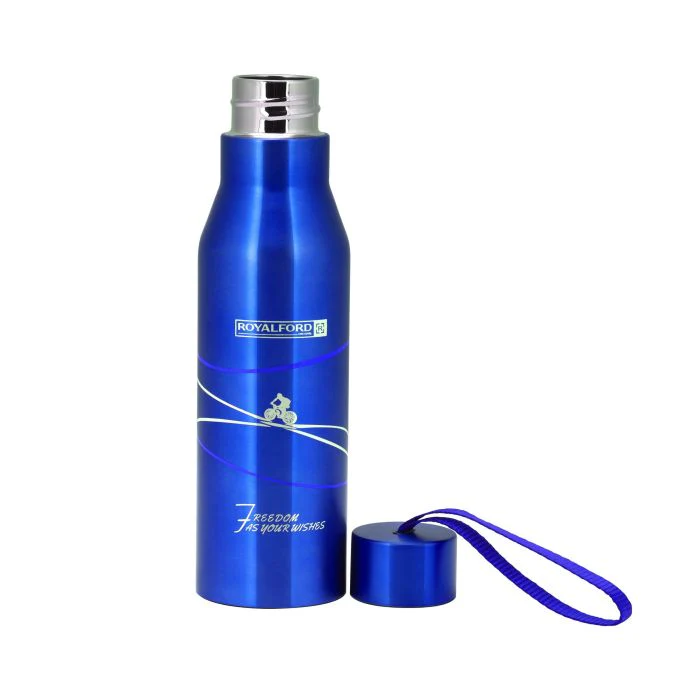 Royalford RF9866 Vacuum Bottle 950ml | Stainless Steel Double Wall Insulated Water Bottle|  Keeps Drinks Hot & Cold for Long Hours | Leak Resistant | Portable Design - Image 2