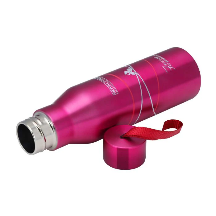 Royalford RF9867 Vacuum Bottle 950ml | Stainless Steel Double Wall Insulated Water Bottle| Keeps Drinks Hot & Cold for Hours | Leak Resistant | Portable Travel Design - Image 3