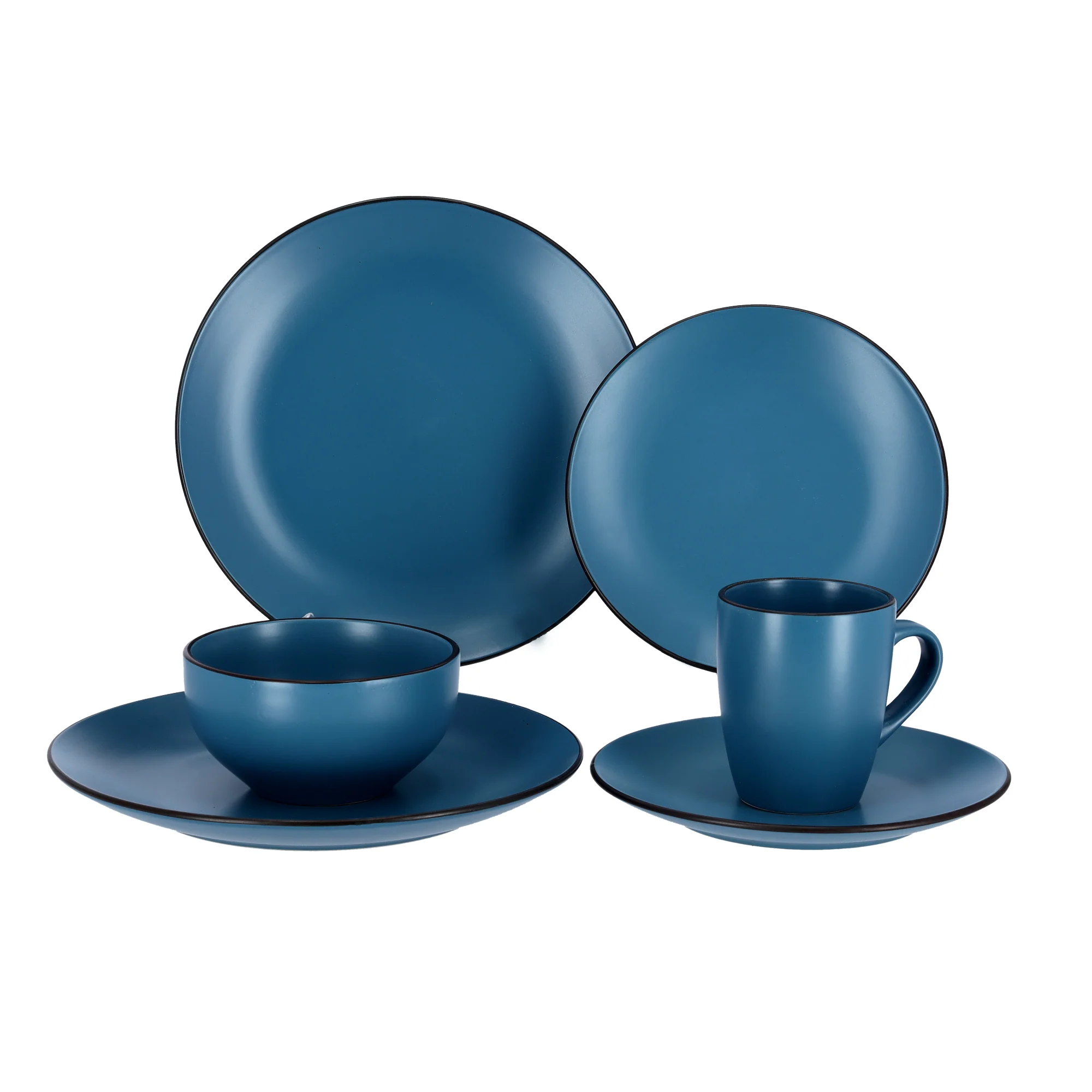 Royalford RF9869 16-Piece Stoneware Dinner Set | Premium Ceramic Dining Set | Dishwasher, Oven & Freezer Safe | Elegant & Modern Tableware | Perfect for Home & Guests - Image 2