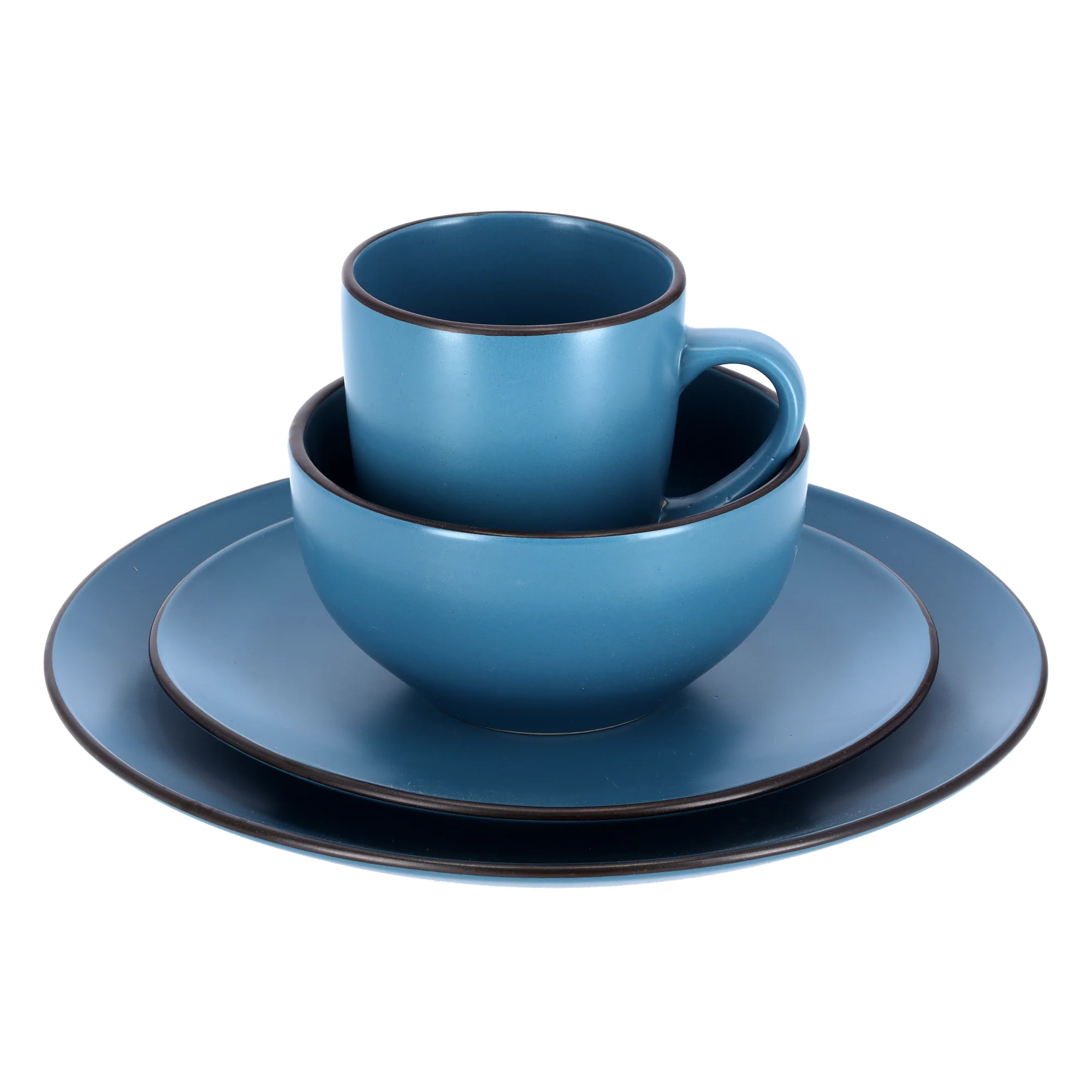 Royalford RF9869 16-Piece Stoneware Dinner Set | Premium Ceramic Dining Set | Dishwasher, Oven & Freezer Safe | Elegant & Modern Tableware | Perfect for Home & Guests - Image 3