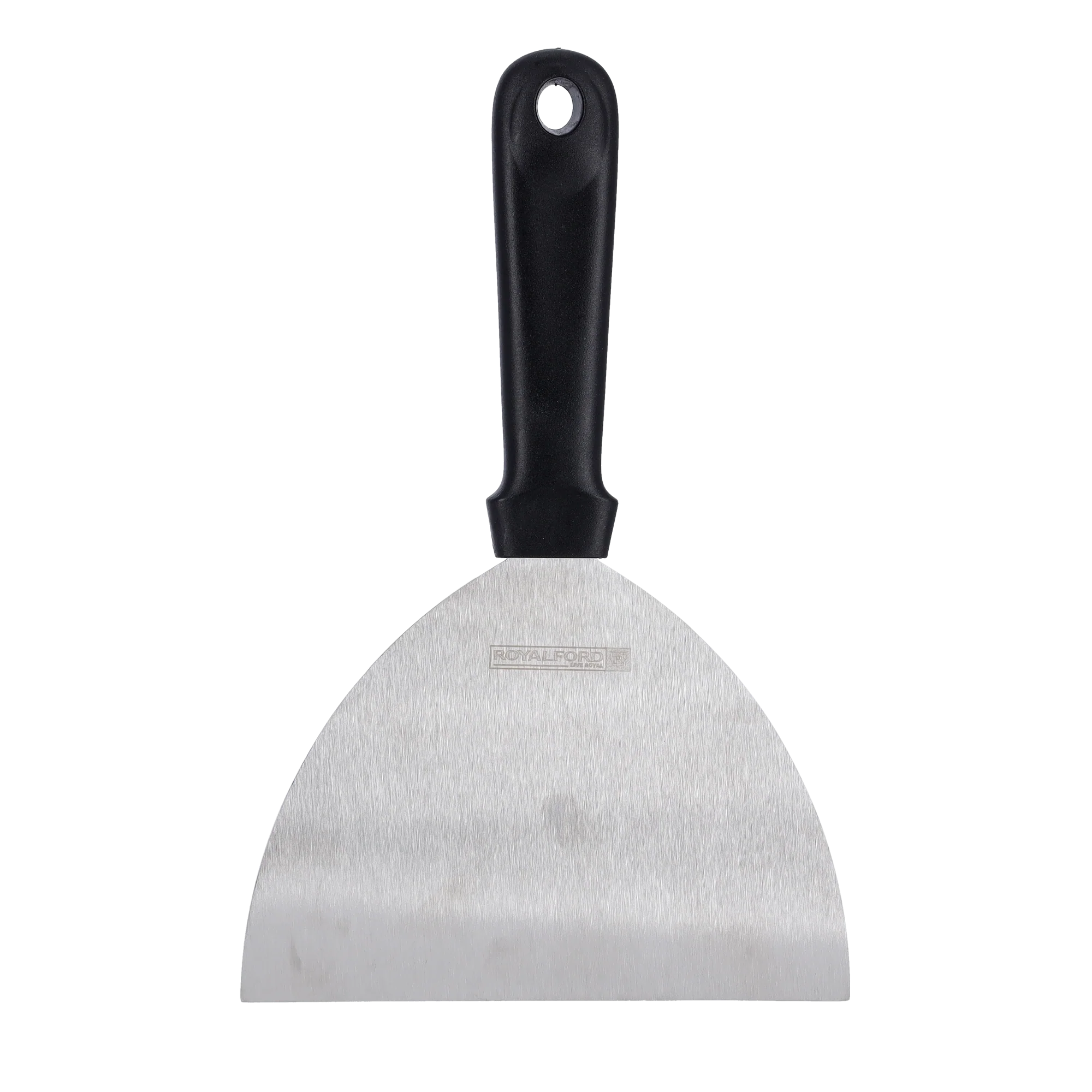 Royalford RF9872 Kitchen Scraper | Stainless Steel Blade & Ergonomic PP Handle for Dough Scraping, Baking, Food Transfer, Countertop Cleaning & Daily Kitchen Use