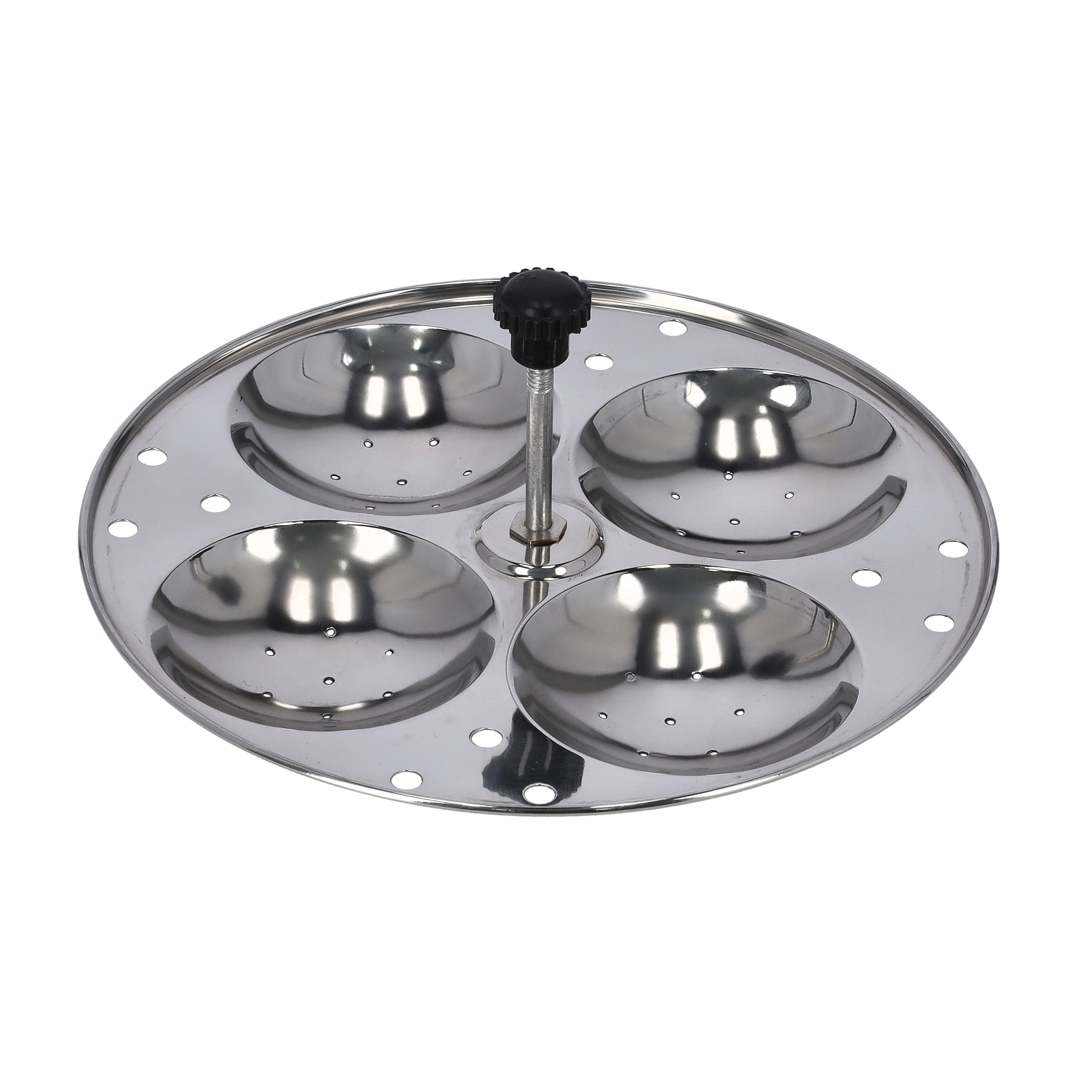 Royalford RF9876 Stainless Steel Idly Stand | 3 Racks Makes 12 Soft Idlis | Mini Hole Mechanism| Balanced Heat Flow | Food Grade| Rust Proof Steamer For  Home Cooking - Image 3