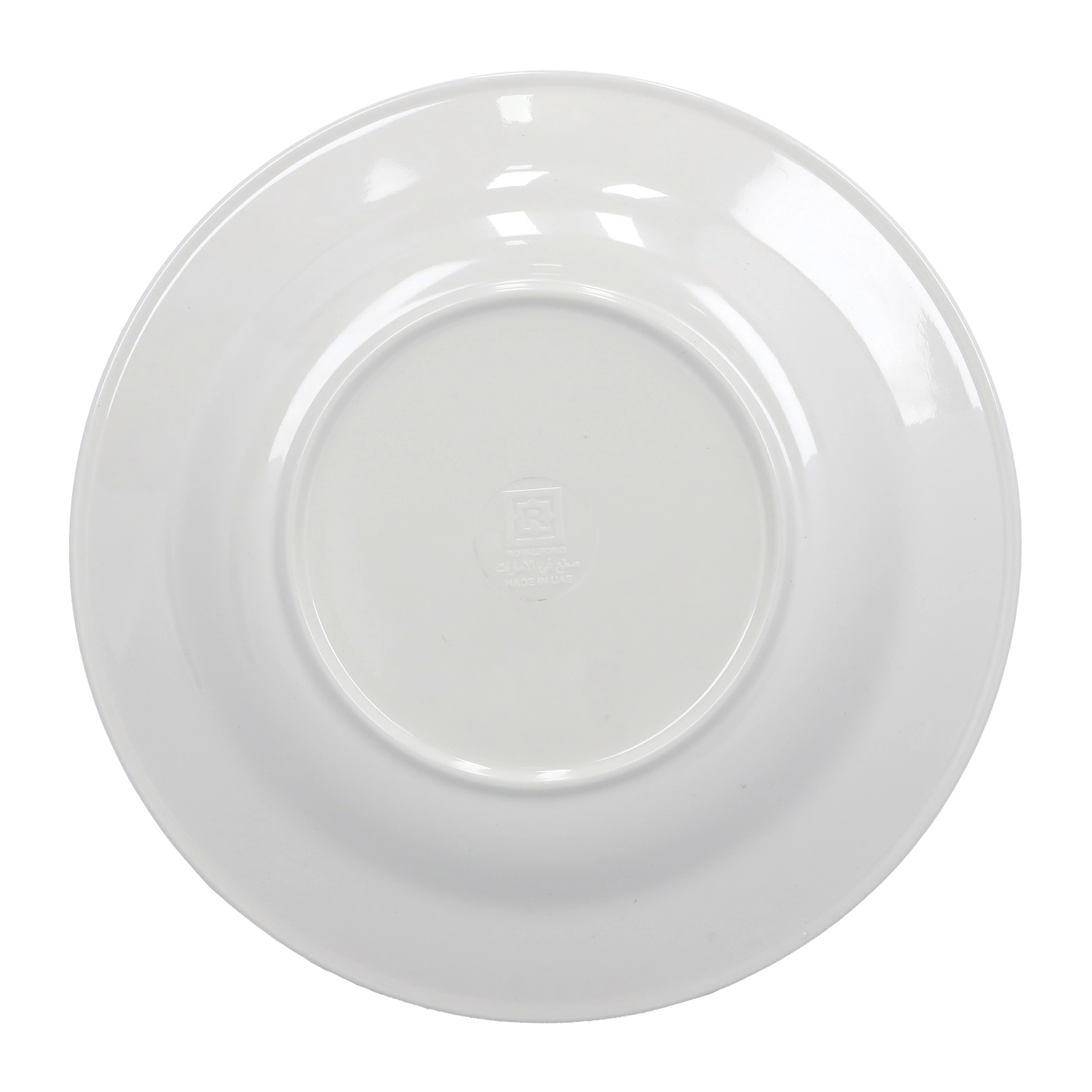 Royalford RF9885 Melamineware Soup Plate | 10 Inch Elegant White Soup Plate with Bamboo Design | Durable Lightweight Break Resistant Tableware for Daily Dining Serving - Image 5