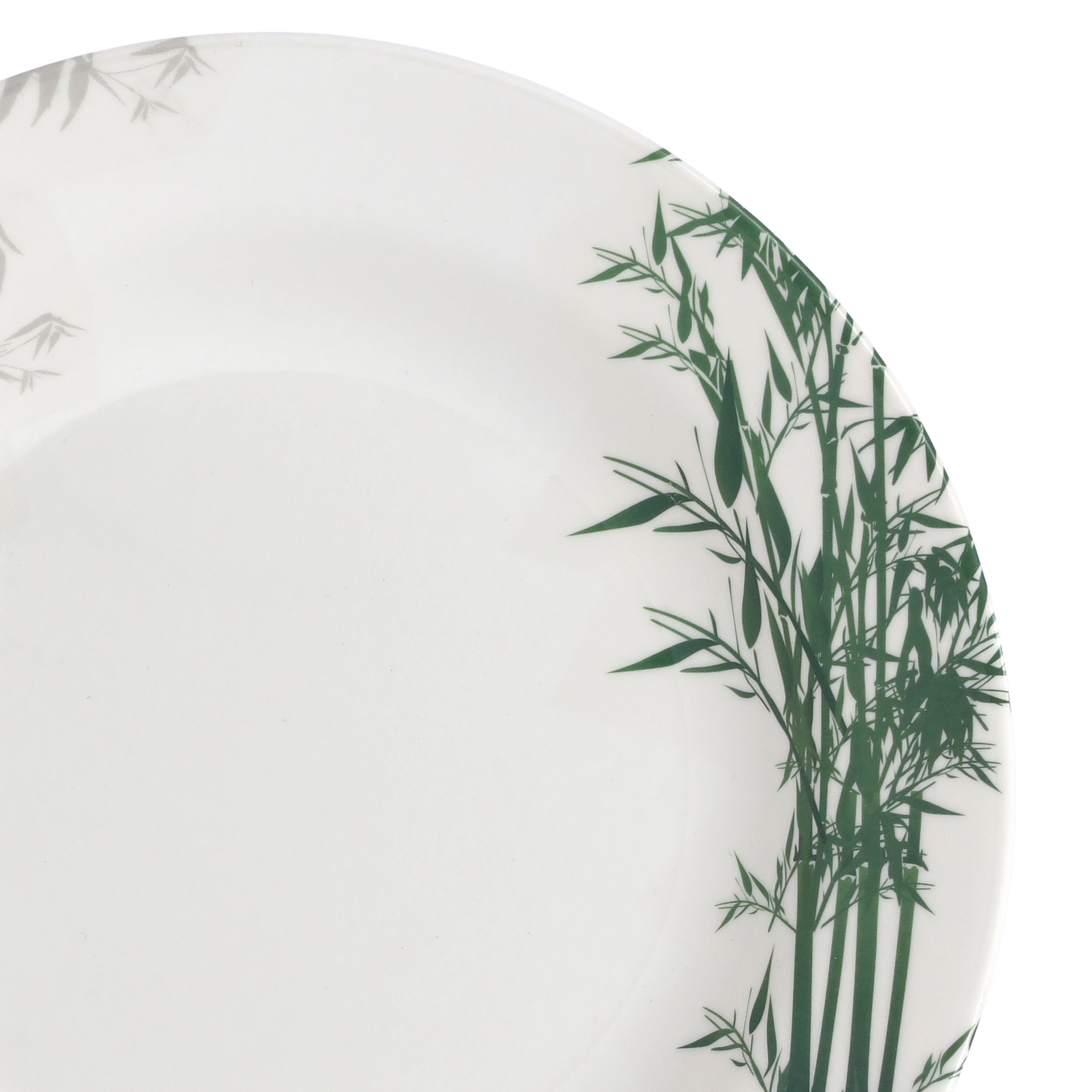 Royalford RF9888 Melamineware Soup Plate | 8 Inch Elegant White Soup Plate with Bamboo Design | Durable Lightweight Break Resistant Tableware for Daily Dining Serving - Image 5