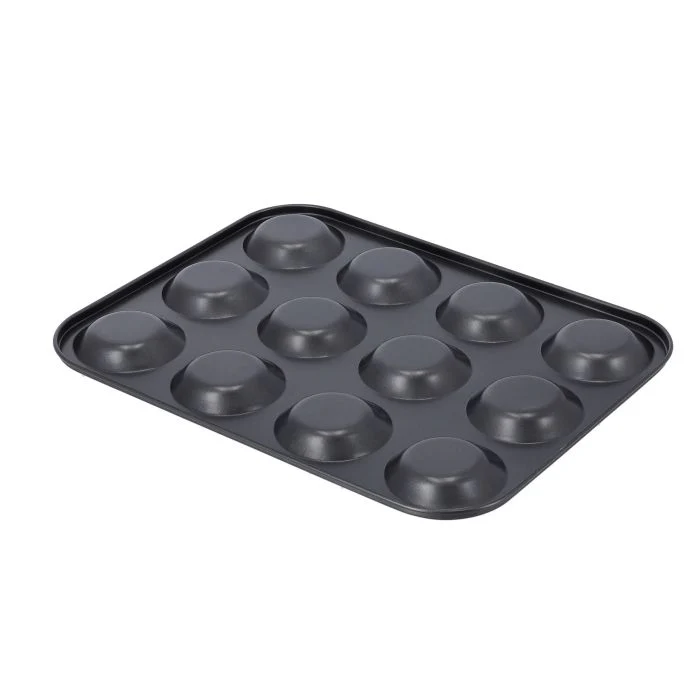 Royalford RF9899 Carbon Steel Baking Set | 3-Piece Non-Stick Cookie Sheet | 12-Cup Muffin Pan & 12-Cup Bun Tin | Oven Safe up to 220°C | Premium Non-Stick Coating - Image 6