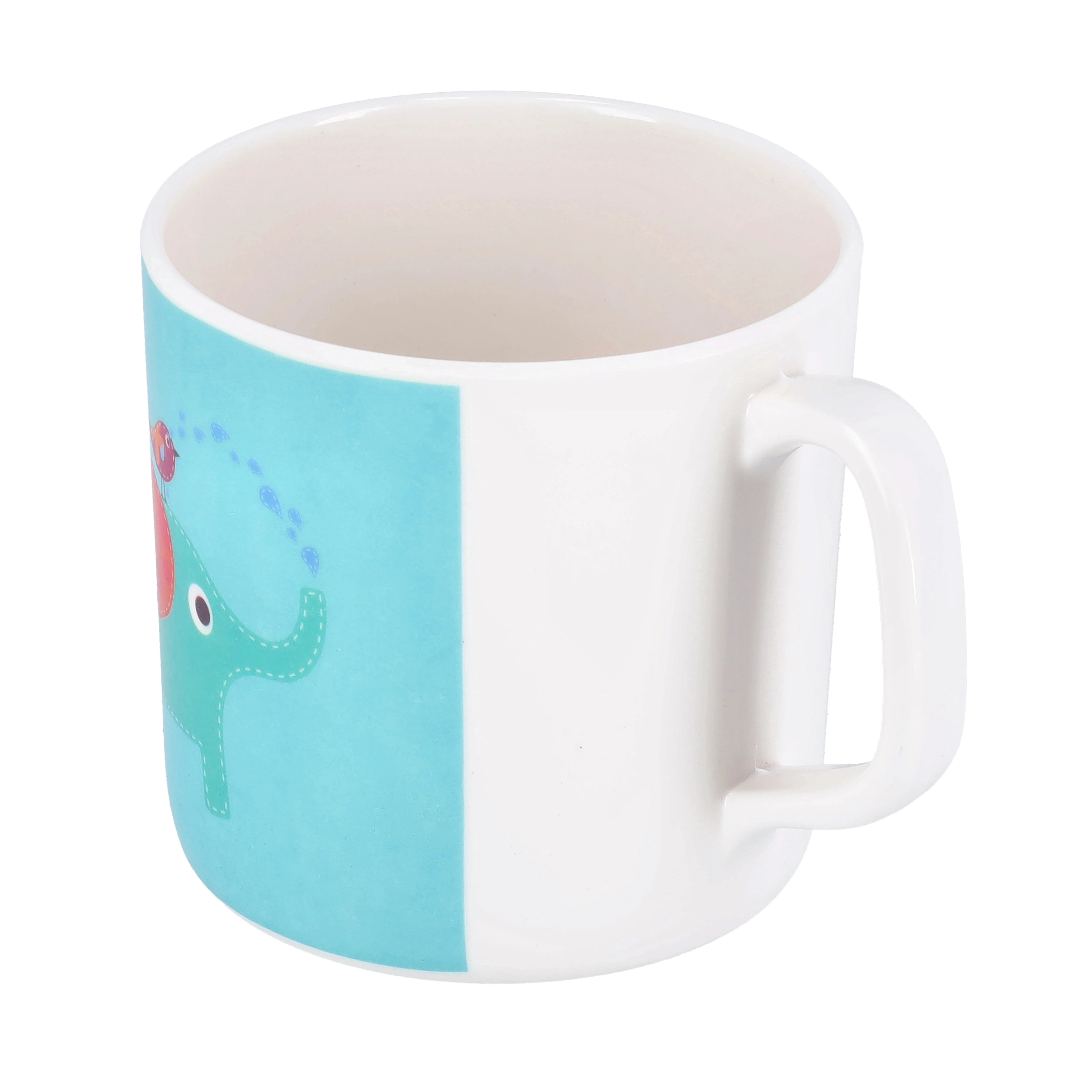 Royalford RF9920 Kids Melamine Cup with Handle & Secure Lid | Durable Break-Resistant Children Drinking Cup | Safe, Lightweight, Freezer Safe &  Dishwasher Friendly - Image 3