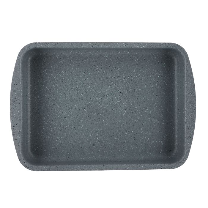 Royalford RF9927 Granite Coated Aluminium Rectangular Baking Pan  | 40x28cm | Durable Heavy-Duty Bakeware with Premium Non-Stick Granite Coating | Easy to Clean - Image 3