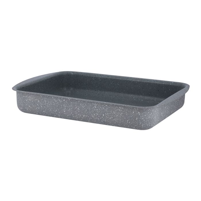 Royalford RF9927 Granite Coated Aluminium Rectangular Baking Pan  | 40x28cm | Durable Heavy-Duty Bakeware with Premium Non-Stick Granite Coating | Easy to Clean - Image 4
