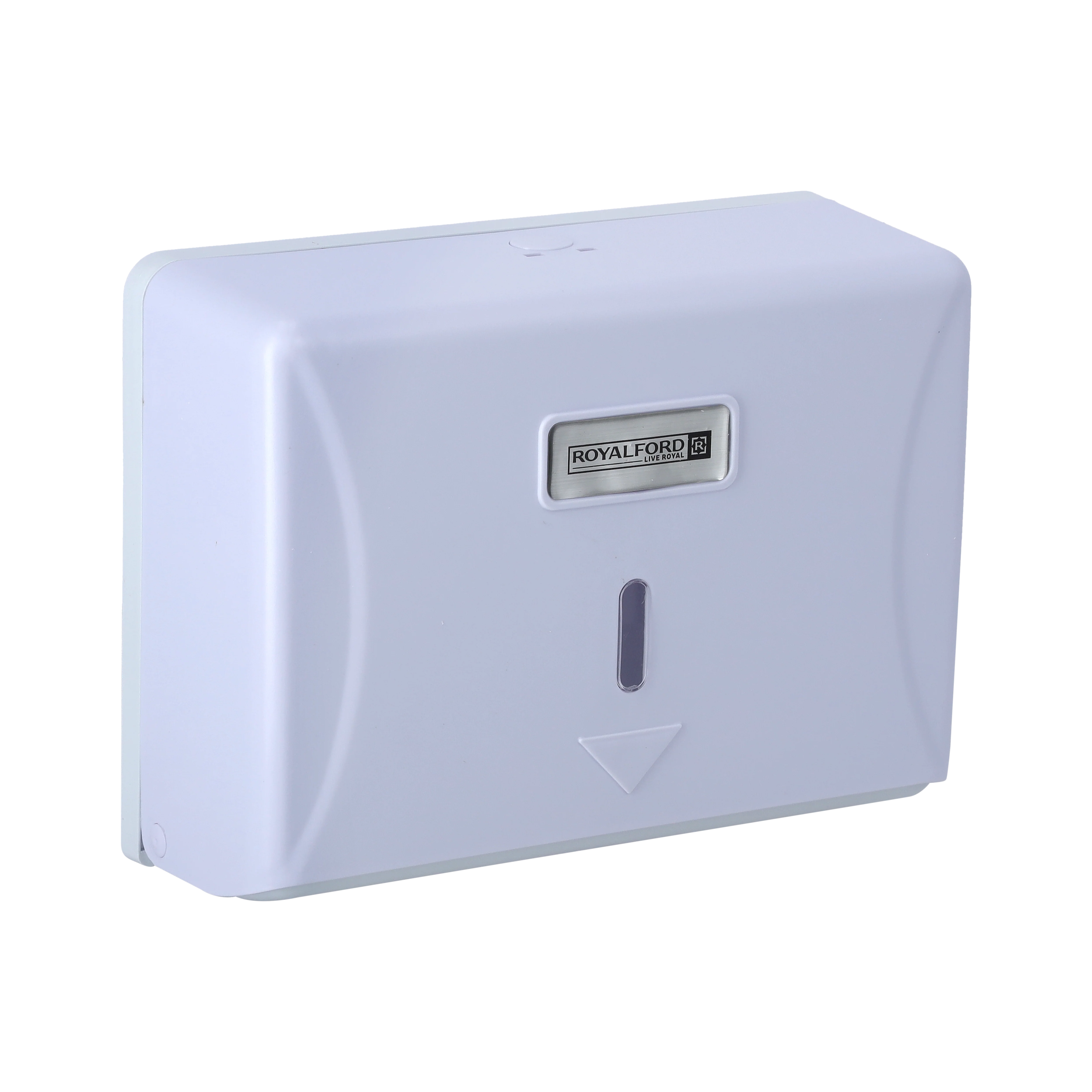 Royalford RF9958 Paper Towel Dispenser | Durable Hygienic Space-Saving Design | Wall Mounted Water-Resistant ABS Body for Bathroom, Restaurant, Lavatory & Hospital Use - Image 3