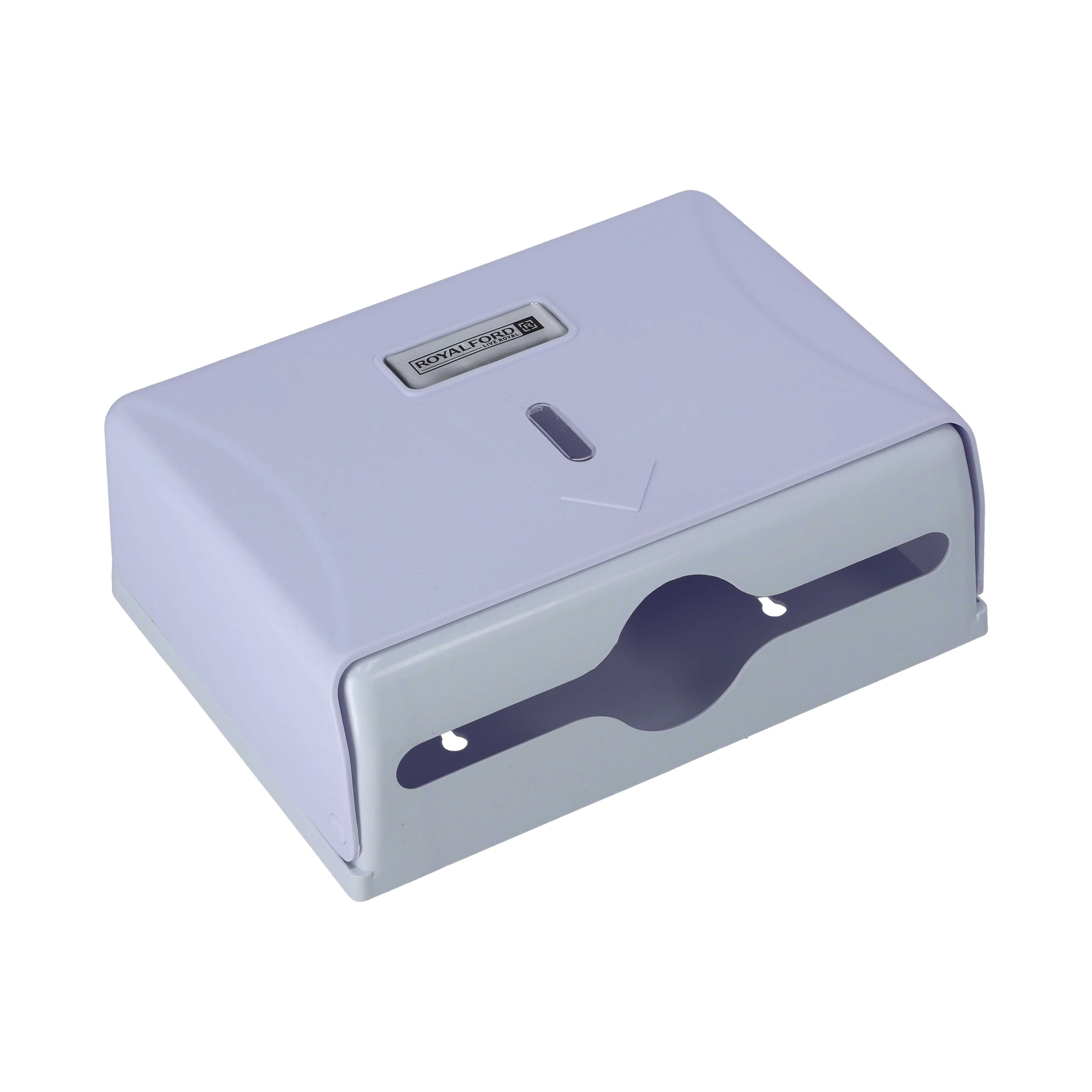 Royalford RF9958 Paper Towel Dispenser | Durable Hygienic Space-Saving Design | Wall Mounted Water-Resistant ABS Body for Bathroom, Restaurant, Lavatory & Hospital Use - Image 4