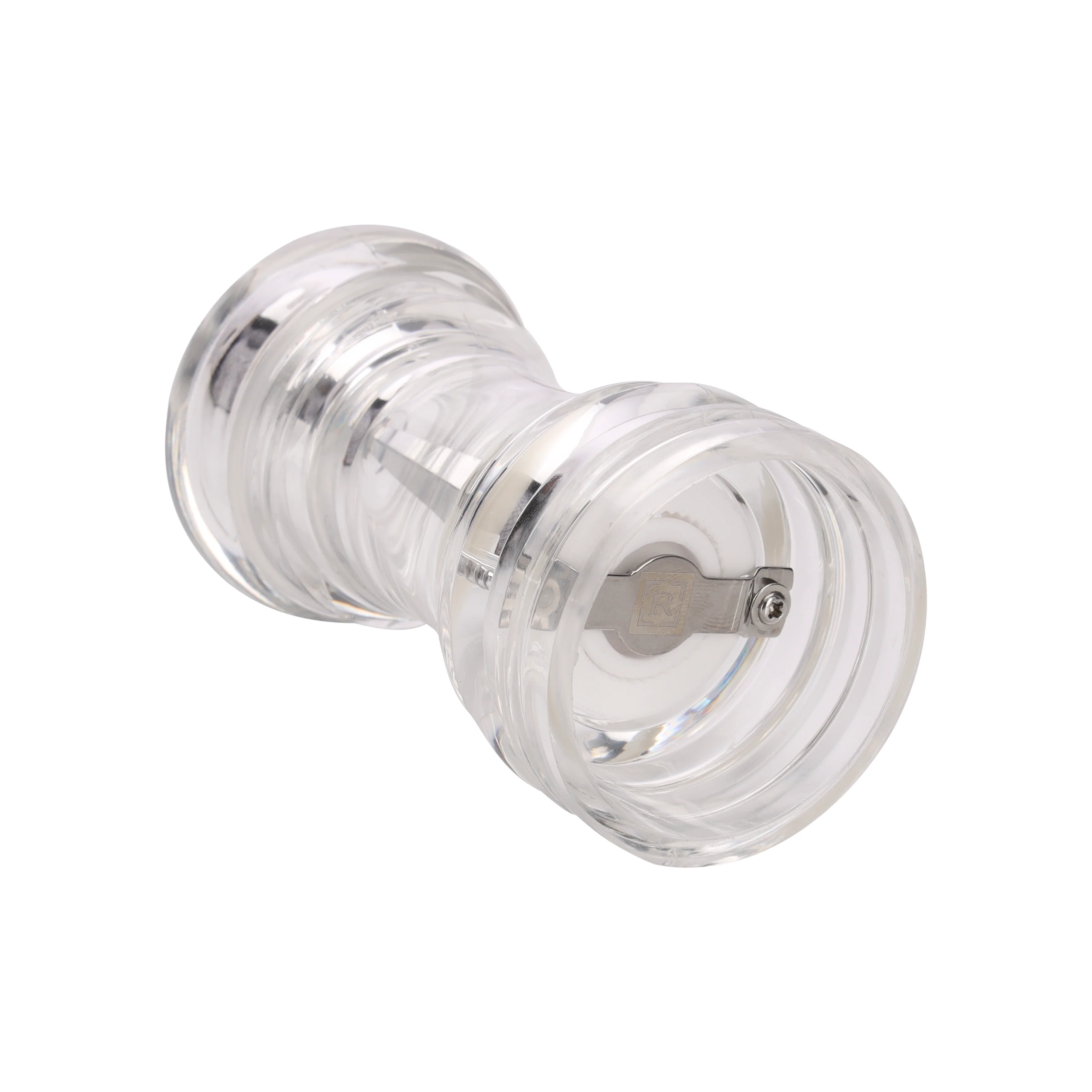 Royalford RF9961 Acrylic Pepper Mill | Premium Clear Pepper Grinder | Durable Ceramic Mechanism| Stylish Compact Kitchen Seasoning Tool for Smooth Grinding Performance - Image 4