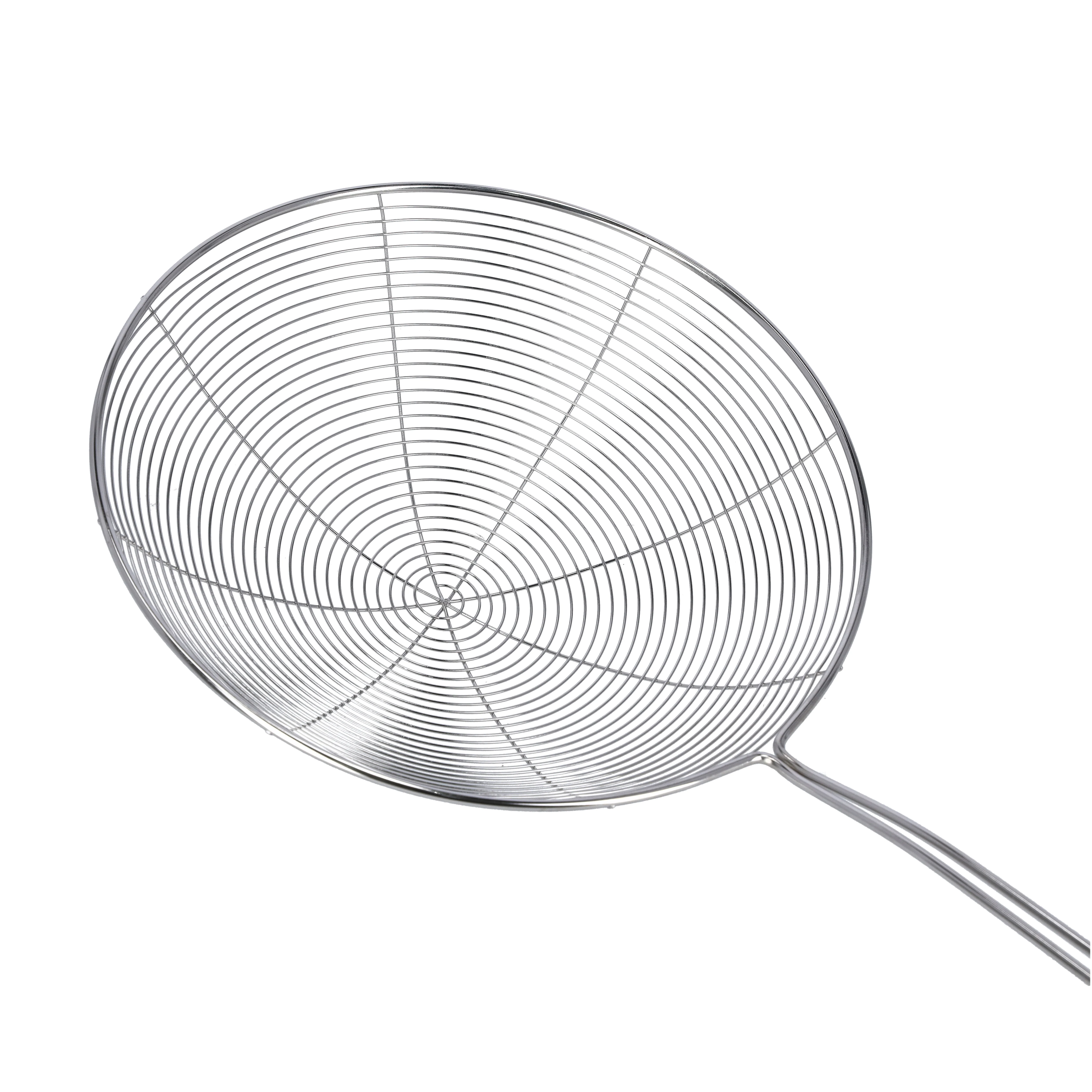 Royalford RF9969 Stainless Steel Skimmer | 19.5cm Wire Mesh Food Strainer | Durable Food Grade Kitchen Skimmer Spoon | Strong Handle for Safe Frying & Fast Oil Draining - Image 4