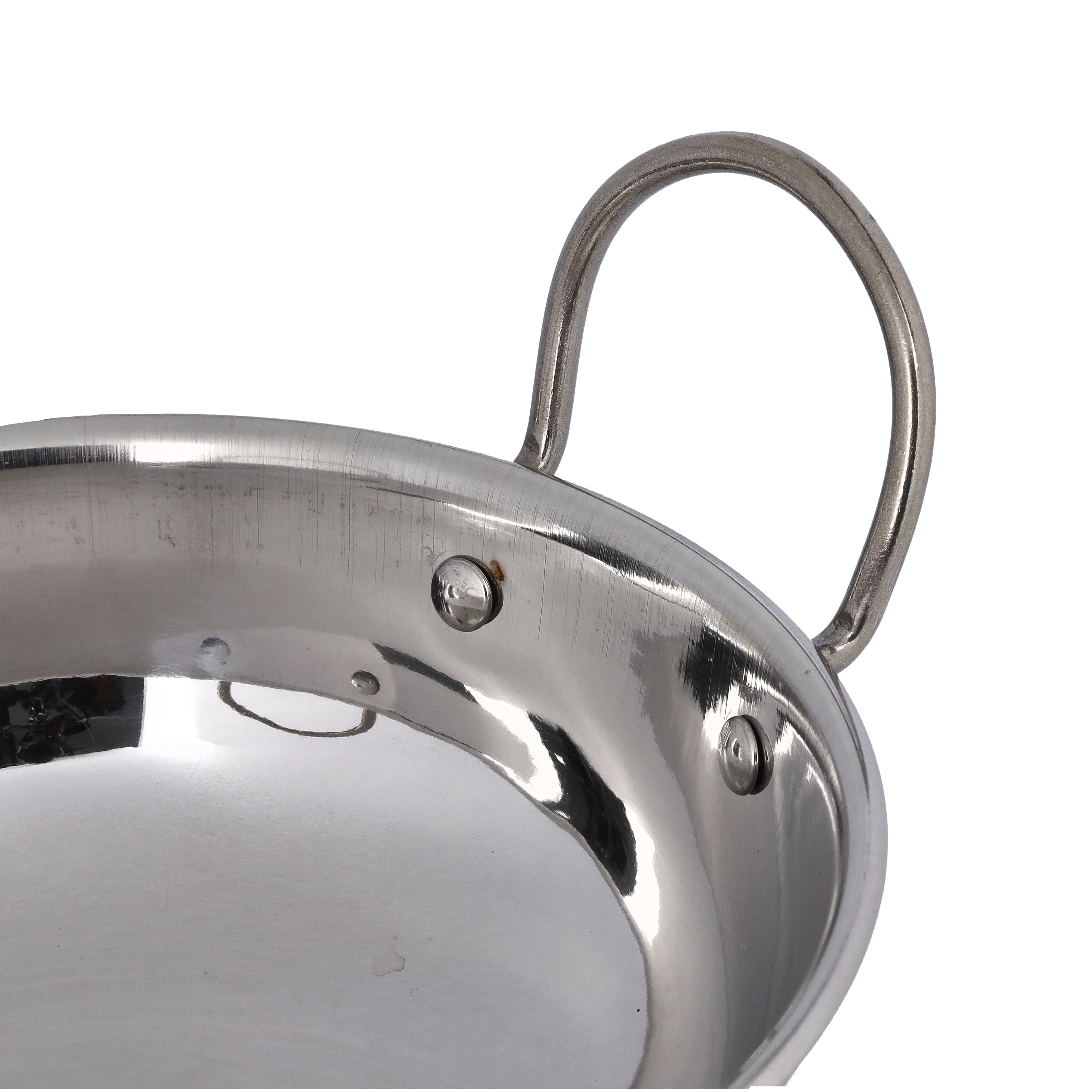 Royalford  RF9974 Stainless Steel Kadai with Copper Bottom |  23.5cm Cooking Pan | Durable SS Handles for Safe Grip & Everyday Use |Fast Heating Traditional Kitchen Kadai - Image 4