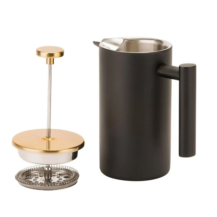 Royalford RFU9014 Double Wall Coffee Press | 800ml 27oz Stainless Steel Vacuum Insulated French Press | Elegant Matte Finish for Home , Office and Travel Use - Image 3