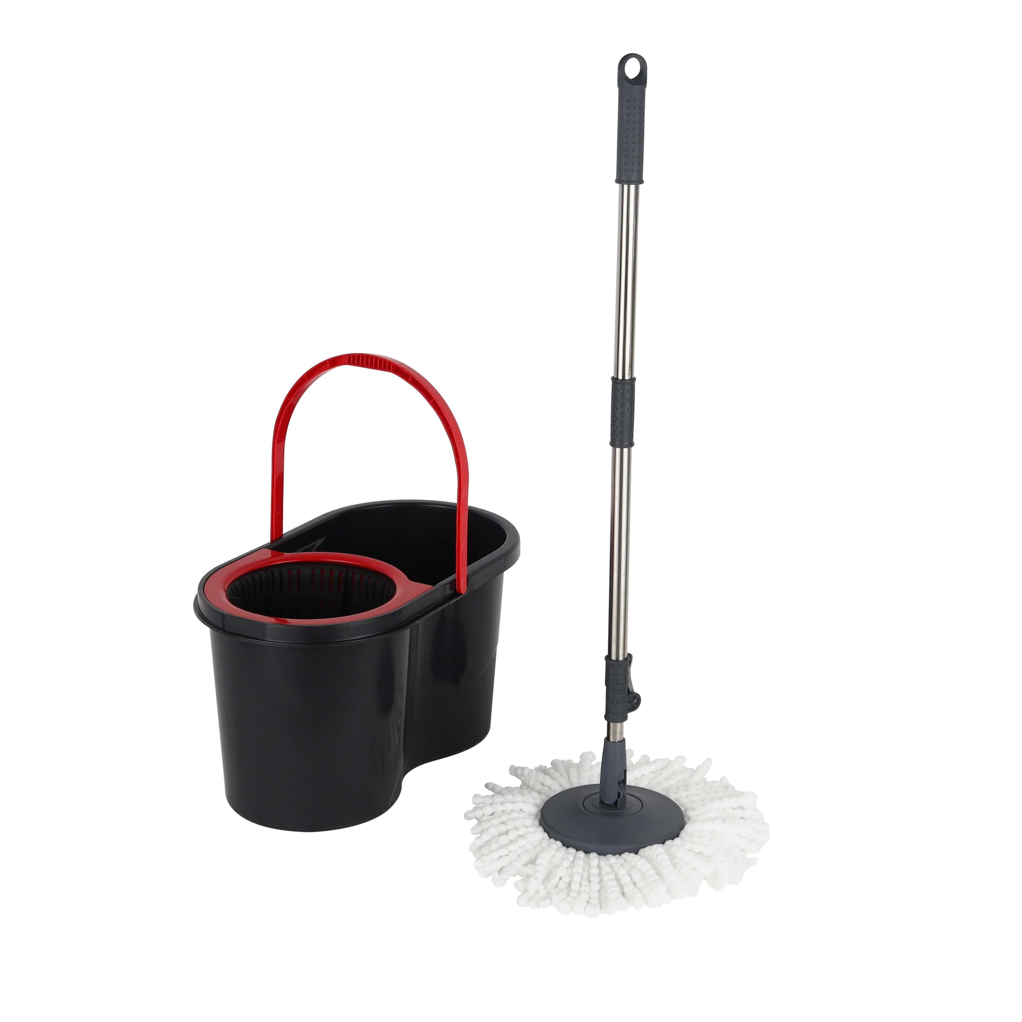 Royalford Elegant Spin Easy Mop | 360° Rotating Microfiber Mop Head| 16L Large Bucket Capacity| Hands-Free Wringing & Splash-Free Cleaning for Professional Home Use - Image 3
