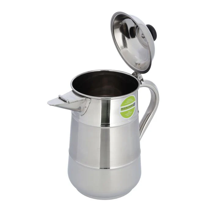 Royalford Stainless Steel Milk Jug  RF10157 2.0L | Two-Tone Body with Bakelite Knob  | Durable Serving Jug for Tea, Milk & Beverages for Home, Café & Catering Use - Image 5