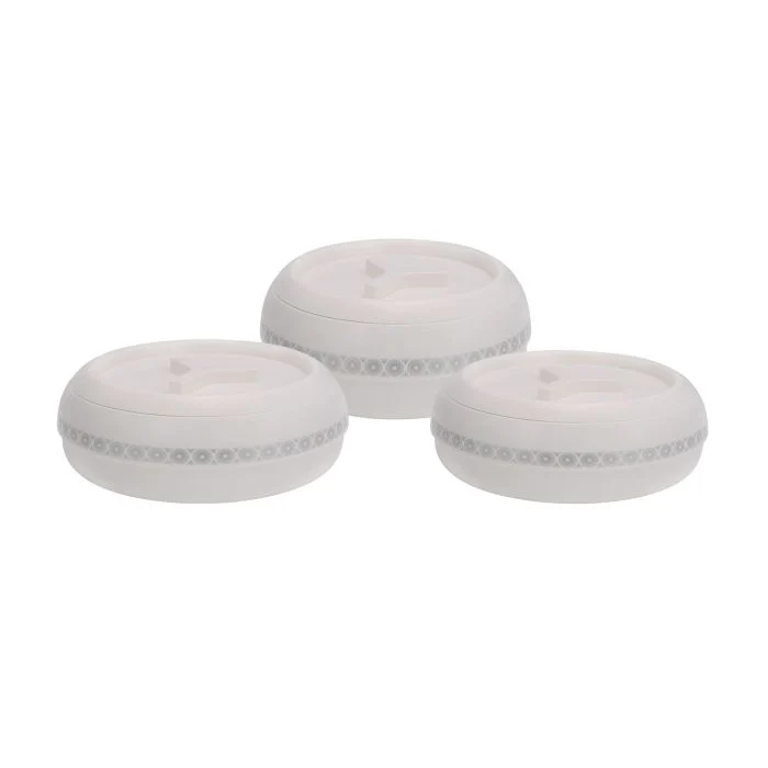 Royalford Zoria Insulated Casserole Set of 3- RF11033| PP Body with Stainless Steel Inner Casting Hotpot| Comes in Small, Medium and Large Sizes| BPA-Free| Easy to Carry - Image 6