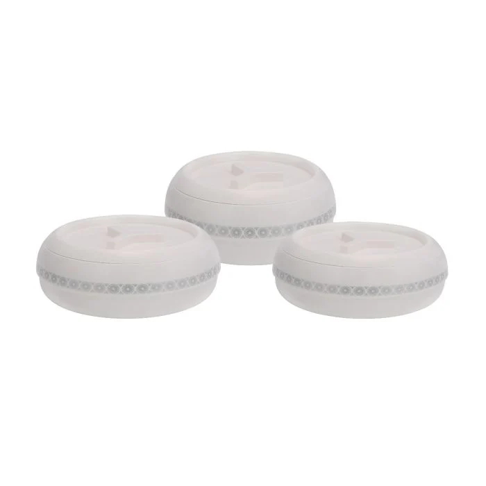 Royalford Zoria Insulated Casserole Set of 3- RF11033| PP Body with Stainless Steel Inner Casting Hotpot| Comes in Small, Medium and Large Sizes| BPA-Free| Easy to Carry - Image 7