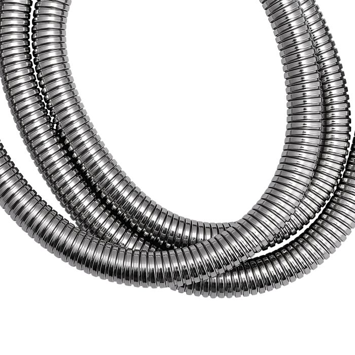 Shower Hoses Made of Stainless Steel with Chrome Coating, Durable and Sleek Shower Head and Hose Kits for All Types of Bathrooms | 1 Year Warranty - Image 4