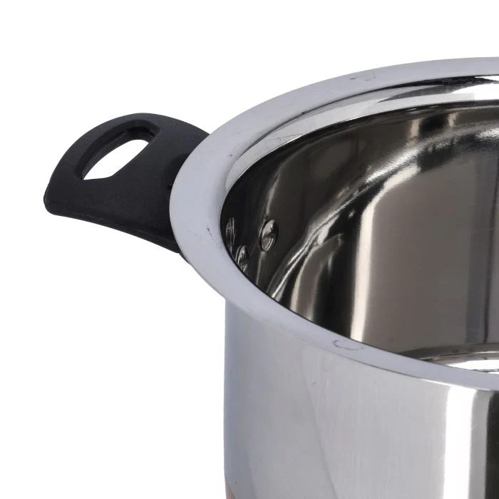 Stainless Steel Casserole, 23cm Copper Bottom Pot, RF9975 | Perfect for Soups, Stews | Large Cooking Stockpot with Cool Touch Handles & Lid for Family Size Cooking - Image 5