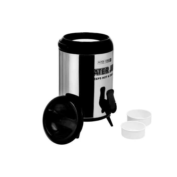 Supreme Thermos Flask, Double Wall Stainless Steel, RF10213 | 3.80L, PU Foam Insulation, Keeps Drink Hot or Cold | 410 SS Body & 201 SS Inner | Carry Handle, Collapsible Feet | Excellent for The Home or Office - Image 2