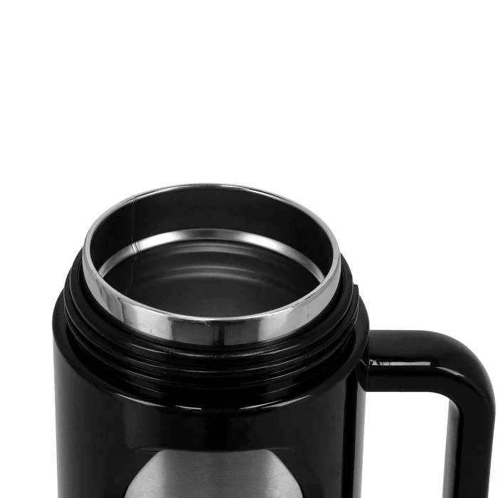 Travel Mug with Strainer, ABS Outer & SS Inner, RF10085 | 400ml Mug with Handle | Preserve Flavour & Freshness | Hot/ Cold for Hours | Portable and Leak Resistant - Image 3