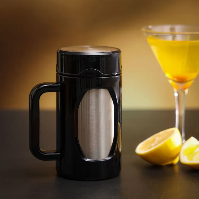 Travel Mug with Strainer, ABS Outer & SS Inner, RF10085 | 400ml Mug with Handle | Preserve Flavour & Freshness | Hot/ Cold for Hours | Portable and Leak Resistant - Image 8