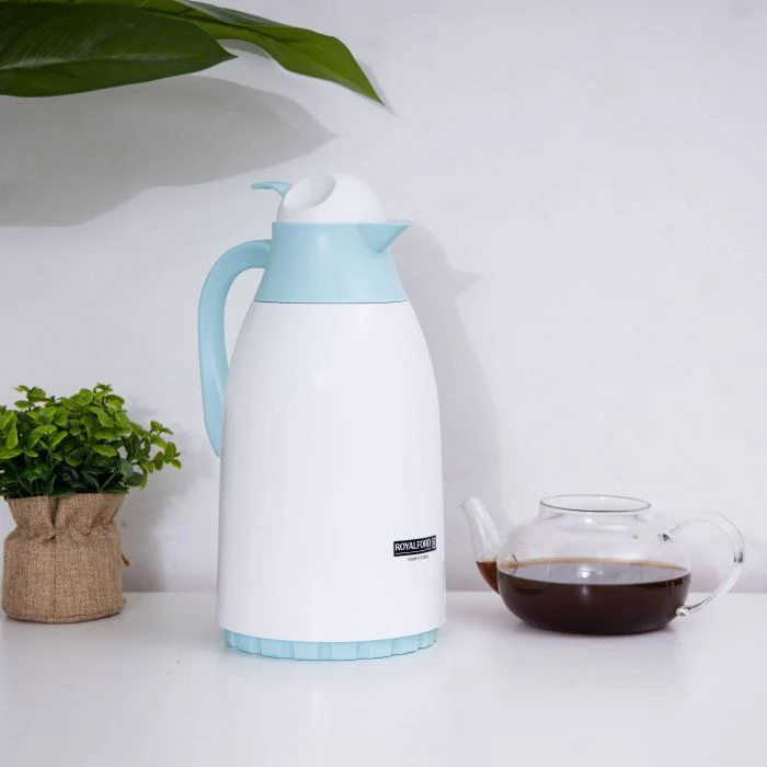 Vacuum Flask, Double Walled Insulated Carafe, RF8556GR | 1.3L /44Oz Jug | Heat & Cold Retention | Asbestos-Free Glass Inner Insulated Airpot | Portable & Leak Proof - Image 3